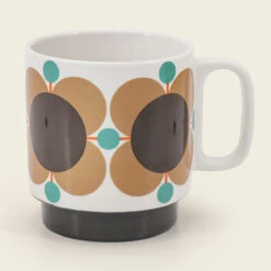 Orla Kiely Atomic Flower Jewel/Latte Set Of 2 Mugs 8 Orla Kiely Atomic Flower Jewel/Latte Set Of 2 Mugs -Orla Kiely 149212 orla kiely atomic flower jewellatte set of 2 mugs 2 2