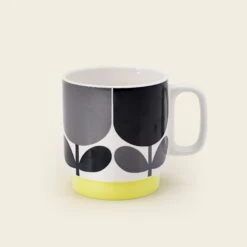 Stackable Large Mug Set Of 6 - Block Flower -Orla Kiely 149793okset4stackingmugsblockflower5sideview 62217043 93b8 40dc b636 3d89a13c3ce3