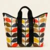 Carryall Basic Large Tote - Classic Multi Stem -Orla Kiely 21AECMS204 9600 Carryall Basic Classic Multi Stem 1