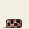 Forget Me Not Wallet - Flower Pot Chestnut -Orla Kiely 24SEFLP122 2130ForgetMeNotWallet FlowerPotChestnut1