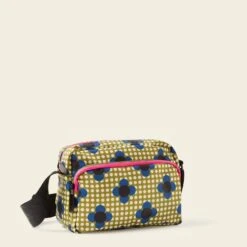 Angle Camera Bag - Flower Polka Dot Olive -Orla Kiely 24SEFPD764 3130AngleCameraBag FlowerPolkaDotOlive2