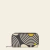 Forget Me Not Wallet - Giant Striped Tulip Noir -Orla Kiely 24SEGST122 0140 ForgetMeNotWallet GiantStripedTulipNoir1
