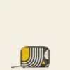 Remember Me Purse - Giant Striped Tulip Noir -Orla Kiely 24SEGST755 0140 RememberMePurse GiantStripedTulipNoir1