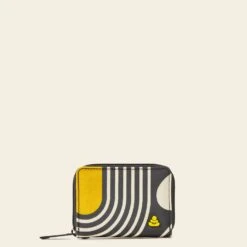 Remember Me Purse - Giant Striped Tulip Noir