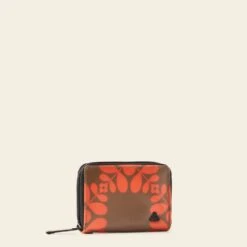 Remember Me Purse - Lattice Flower Tile Conker 8 Remember Me Purse - Lattice Flower Tile Conker -Orla Kiely 24SELFT755 2340RememberMePurse LatticeFlowerTileConker3