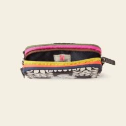 Tripod Crossbody - Lattice Flower Tile Onyx -Orla Kiely 24SELFT783 0012 TripodCrossbody LatticeFlowerTileOnyx4