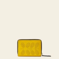 Celia Medium Wallet - Daffodil Punched Flower 8 Celia Medium Wallet - Daffodil Punched Flower -Orla Kiely 24SELLE824 7070CeliaMediumWallet DaffodilPunchedFlower3