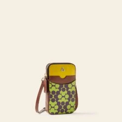 Ariel Phone Case - Purple Puzzle Flower -Orla Kiely 24SELLE826 5010ArielPhoneCase PurplePuzzleFlower2