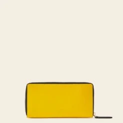 Forget Me Not Wallet - Daffodil Puzzle Flower -Orla Kiely 24SELLE844 7070ForgetMeNotWallet DaffodilPuzzleFlowerEmblem3