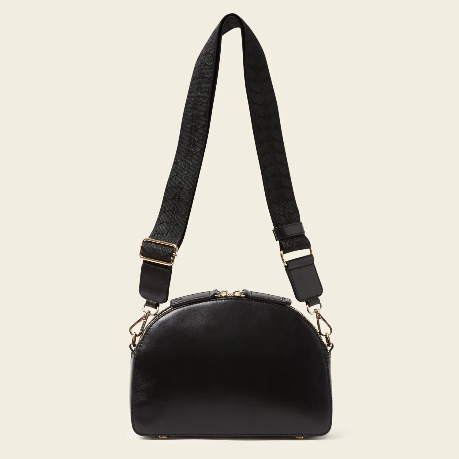 Luna Crossbody - Black Punched Flower 7 Luna Crossbody - Black Punched Flower - Image 5