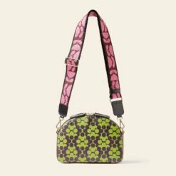 Luna Crossbody - Purple Puzzle Flower -Orla Kiely 24SELLE868 5010LunaCrossbody PurplePuzzleFlower3