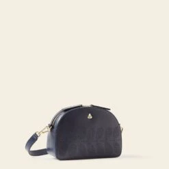 Babaluna Crossbody - Navy Punched Flower -Orla Kiely 24SELLE878 4110 BabalunaCrossbody NavyPunchedFlower2