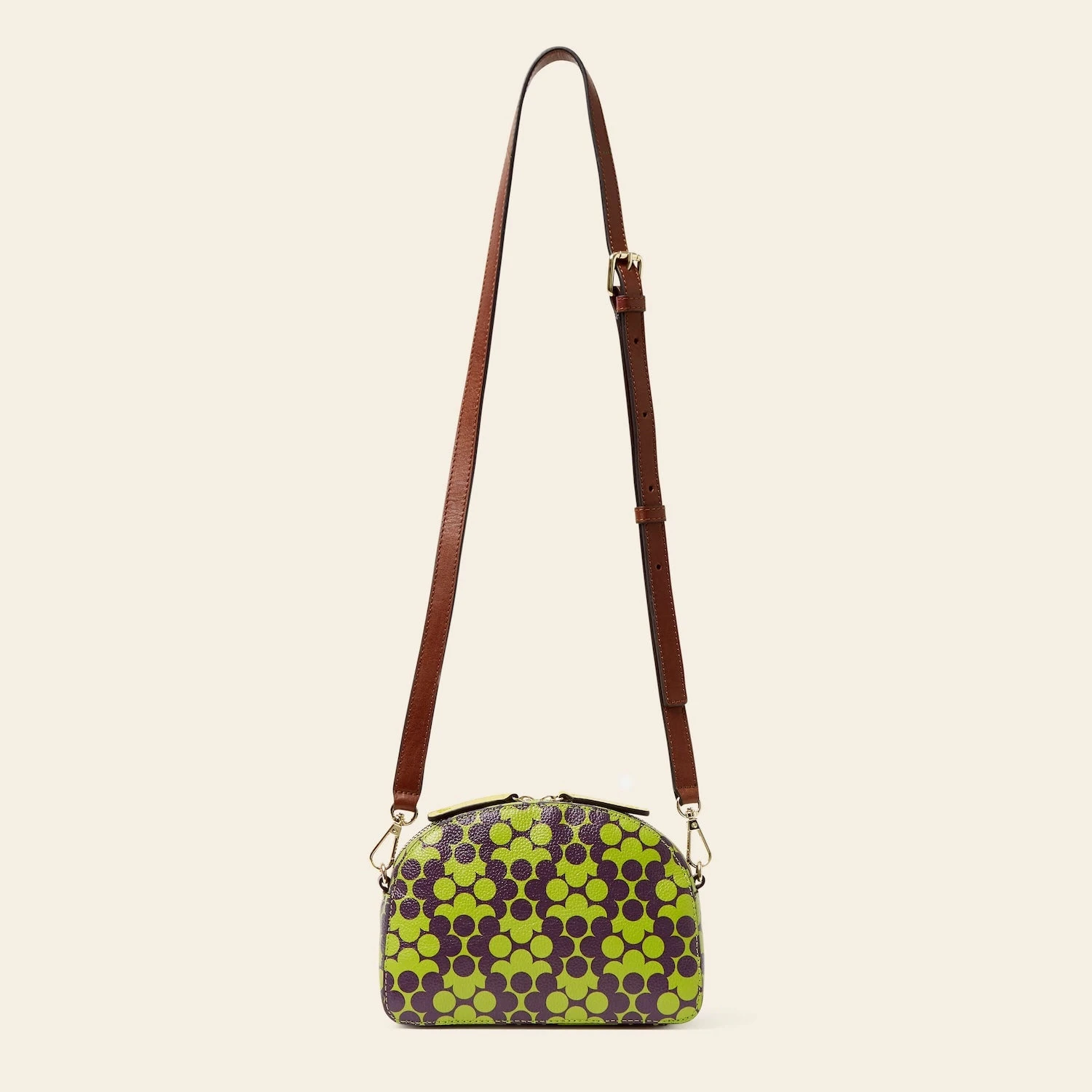 Babaluna Crossbody - Purple Puzzle Flower 6 Babaluna Crossbody - Purple Puzzle Flower - Image 4