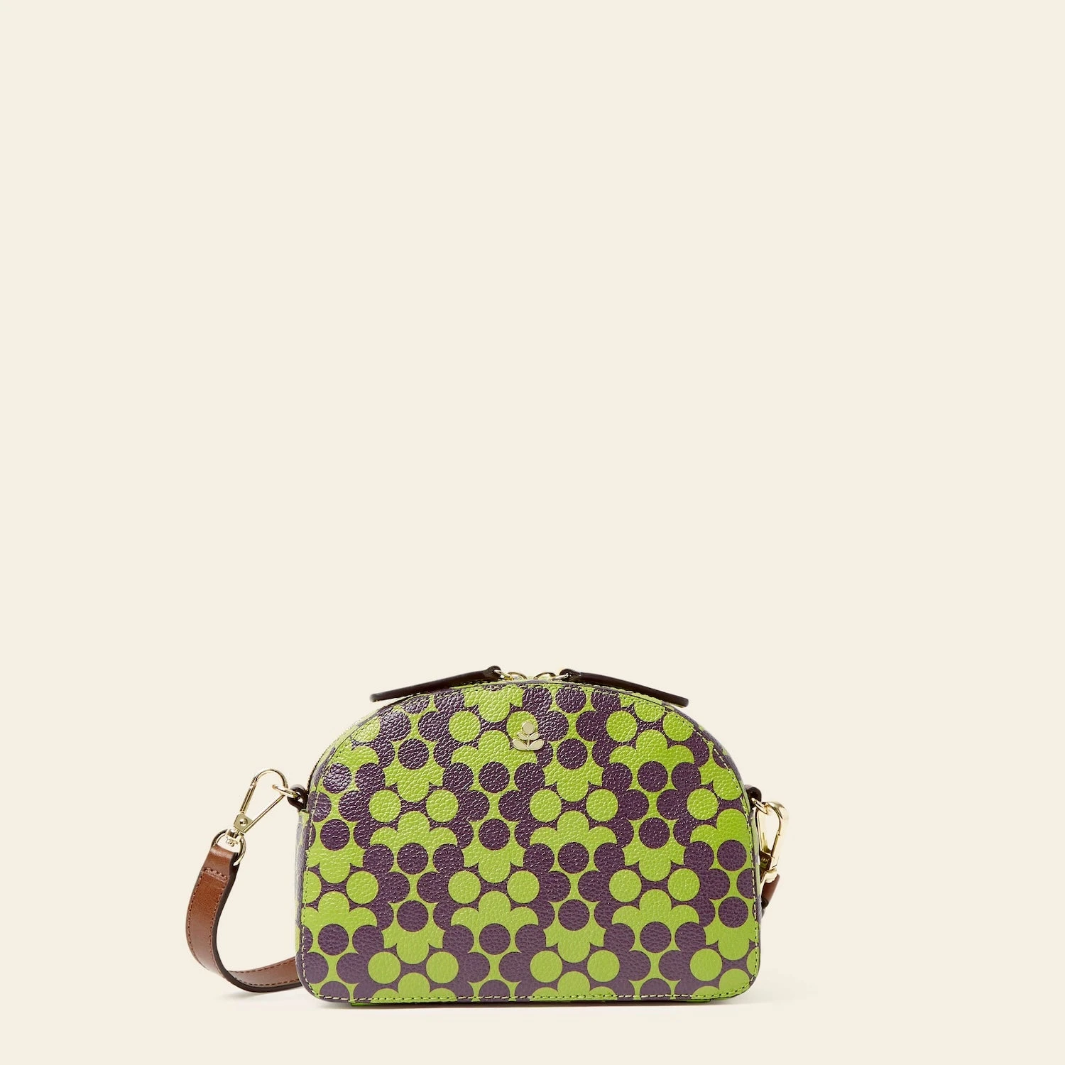 Babaluna Crossbody - Purple Puzzle Flower 3 Babaluna Crossbody - Purple Puzzle Flower
