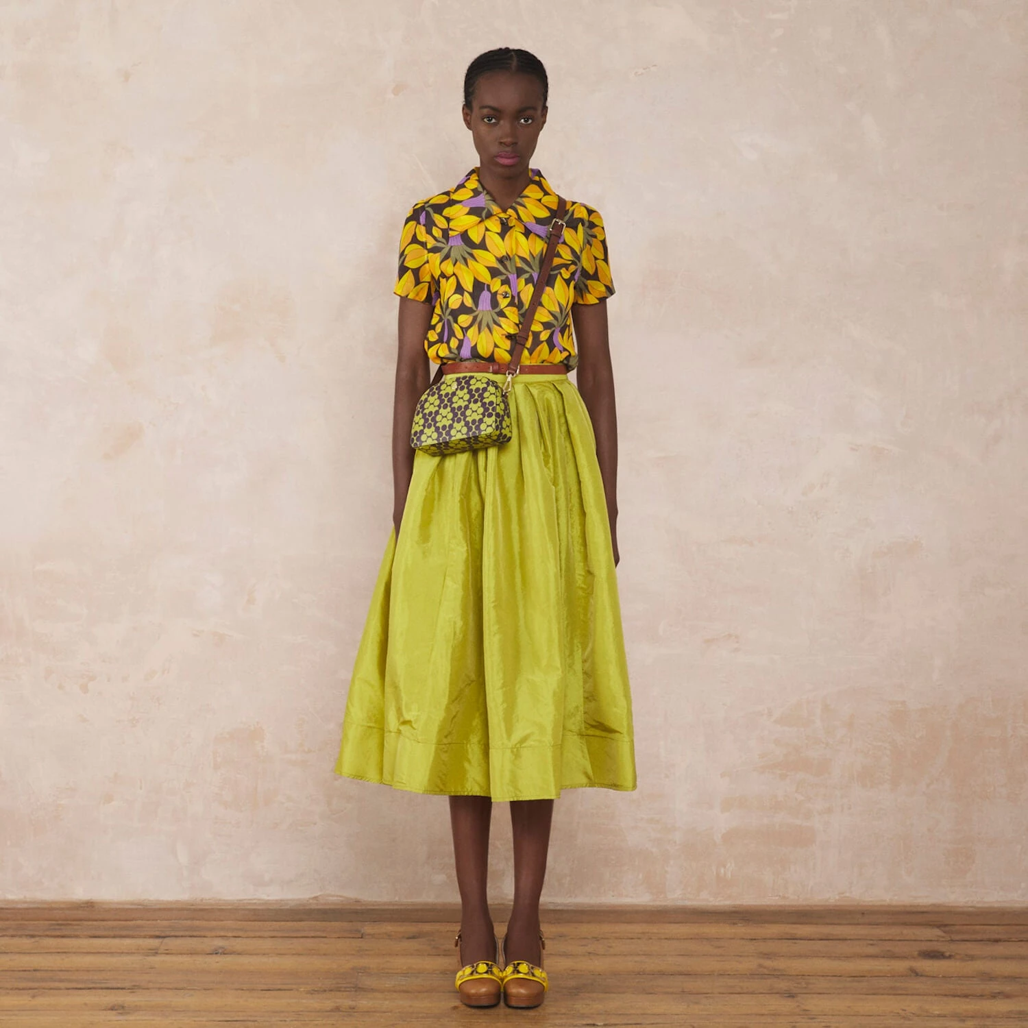 Babaluna Crossbody - Purple Puzzle Flower 4 Babaluna Crossbody - Purple Puzzle Flower - Image 2