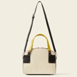 Luna Bowling Bag - Cream Punched Flower -Orla Kiely 24SELLE889 1990 LunaBowlingBag CreamPunchedFlower3