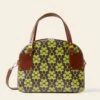 Luna Bowling Bag - Purple Puzzle Flower -Orla Kiely 24SELLE889 5010LunaBowlingBag PurplePuzzleFlower1