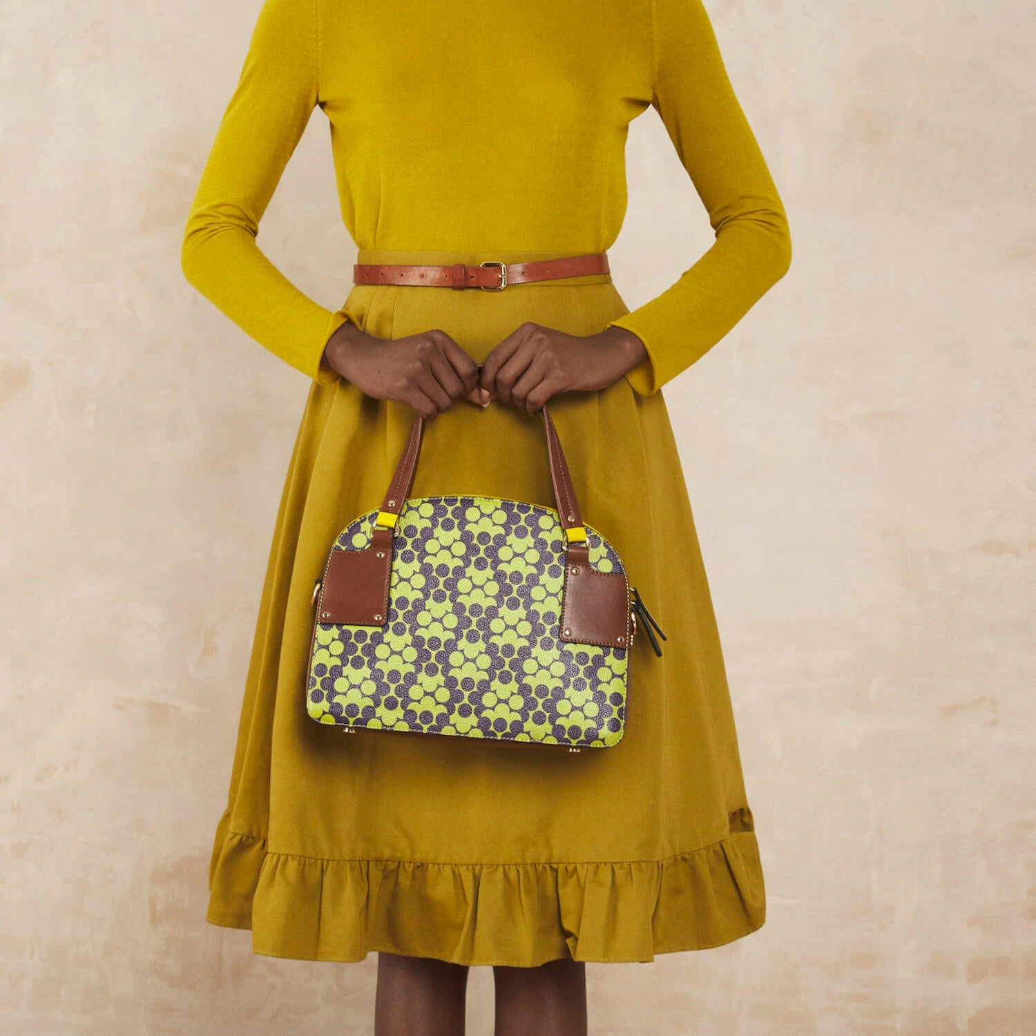 Luna Bowling Bag - Purple Puzzle Flower 8 Luna Bowling Bag - Purple Puzzle Flower - Image 6