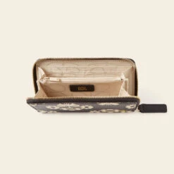 Forget Me Not Wallet - Posey Flower Midnight -Orla Kiely 24SEPOF754 4100ForgetMeNotWallet PoseyPowerMidnight4