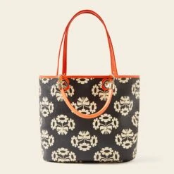 Smile Tote - Posey Flower Midnight -Orla Kiely 24SEPOF866 4100SmileTote PoseyPowerMidnight3
