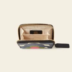 Remember Me Purse - Radial Flower Rockpool 9 Remember Me Purse - Radial Flower Rockpool -Orla Kiely 24SERAF757 4400RememberMePurse RadialFlowerRockpool4