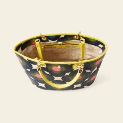 Smile Tote - Radial Flower Rockpool -Orla Kiely 24SERAF866 4400SmileTote RadialFlowerRockpool4
