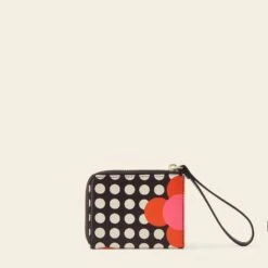 Carla Zip Purse - Fuchsia Flower Polka Dot 8 Carla Zip Purse - Fuchsia Flower Polka Dot -Orla Kiely 24SESAT713 6710 CarlaZipPurse FuchsiaFlowerPolkaDot3