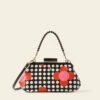 Jenny D Clutch - Fuchsia Flower Polka Dot -Orla Kiely 24SESAT844 6710 JennyD CClutch FuchsiaFlowerPolkaDot1