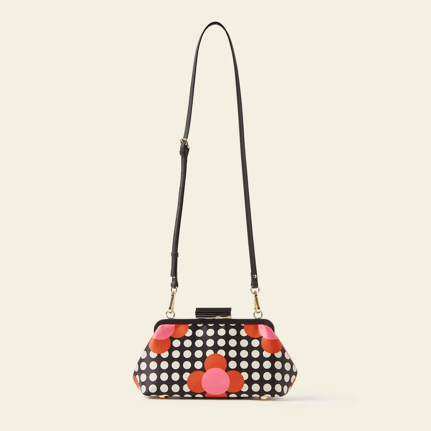 Jenny D Clutch - Fuchsia Flower Polka Dot 6 Jenny D Clutch - Fuchsia Flower Polka Dot - Image 4