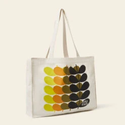 Stem Canvas Tote Bag -Orla Kiely 24SESCT858StemCanvasToteBagOrlaKiely