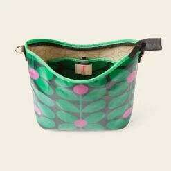 Cross Carry Crossbody - Sixties Stem Emerald -Orla Kiely 24SESIX744 3100CrossCarryCrossbody SixtiesStemEmerald4