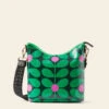 Cross Carry Crossbody - Sixties Stem Emerald -Orla Kiely 24SESIX744 3100CrossCarryCrossbodySixtiesStemEmerald