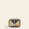 Remember Me Purse - Solid Stem Oatmeal -Orla Kiely 24SESLD755 1965 RememberMePurse SolidStemOatmealNavy1