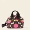 Radial Handbag - Striped Flower Azalea -Orla Kiely 24SESTF763 6730RadialHandbag StripedFlowerAzalea1