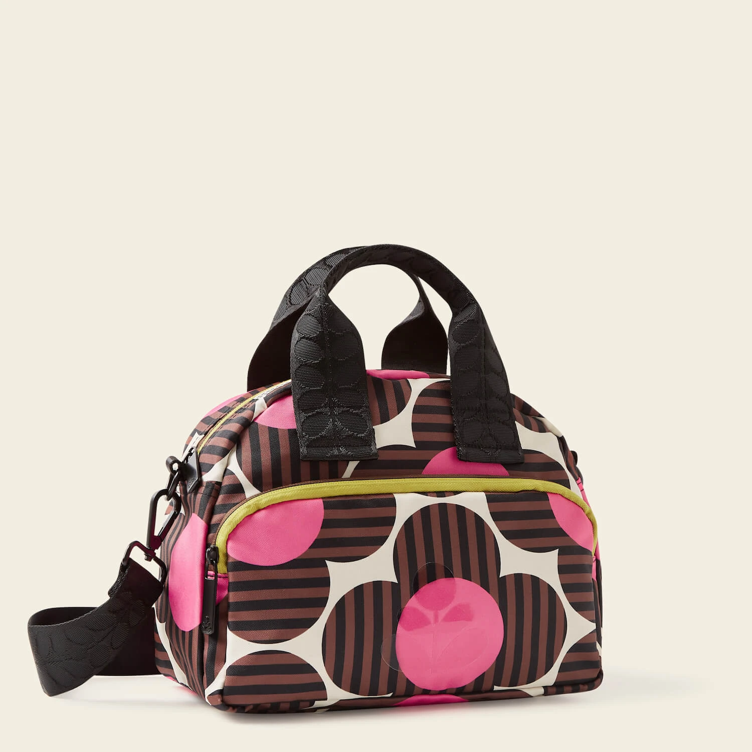 Radial Handbag - Striped Flower Azalea 5 Radial Handbag - Striped Flower Azalea - Image 3