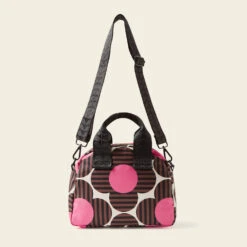 Radial Handbag - Striped Flower Azalea 10 Radial Handbag - Striped Flower Azalea -Orla Kiely 24SESTF763 6730RadialHandbag StripedFlowerAzalea3