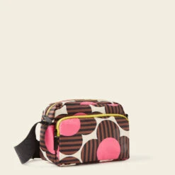 Angle Camera Bag - Striped Flower Azalea -Orla Kiely 24SESTF764 6730AngleCameraBag StripedFlowerAzalea2