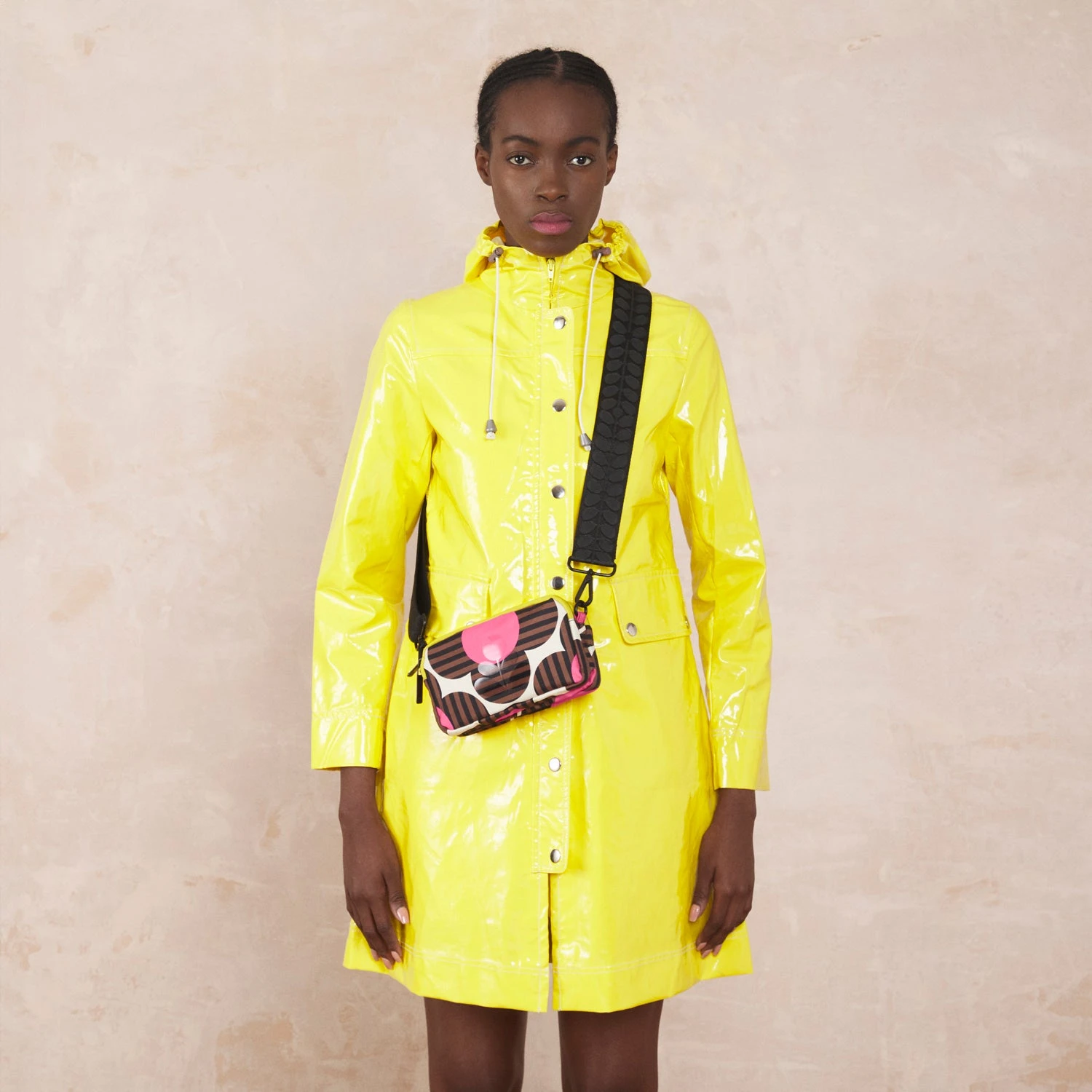 Tripod Crossbody - Striped Flower Azalea 4 Tripod Crossbody - Striped Flower Azalea - Image 2