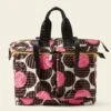 Axis Tote - Striped Flower Azalea -Orla Kiely 24SESTF862 6730AxisTote StripedFlowerAzalea1