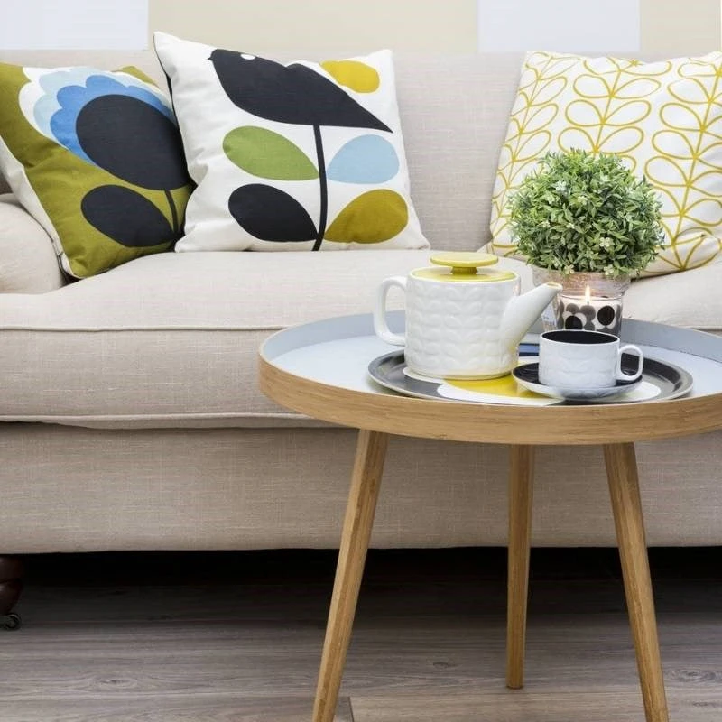 Early Bird Cushion Cover 45cm In Duck Egg 4 Early Bird Cushion Cover 45cm In Duck Egg - Image 2