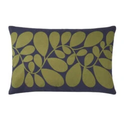 Sycamore Stripe Cushion Cover 60x40cm In Space Blue, Olive 7 Sycamore Stripe Cushion Cover 60x40cm In Space Blue, Olive -Orla Kiely 29560 3 fc49e061 028a 407b 8941 08e5768f9999