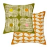 Textured Flower Cushion Cover 45cm In Moss -Orla Kiely 31303