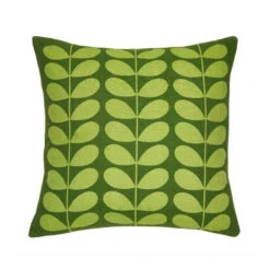 Multi Stem Cushion Cover 50cm In Fern, Ochre 7 Multi Stem Cushion Cover 50cm In Fern, Ochre -Orla Kiely 31305 3