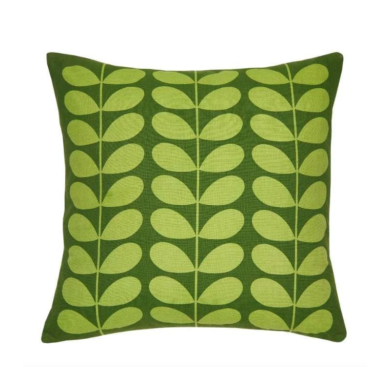 Multi Stem Cushion Cover 50cm In Fern, Ochre 5 Multi Stem Cushion Cover 50cm In Fern, Ochre - Image 3
