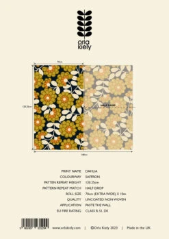 Dahlia Wallpaper - 70cm X 10m -Orla Kiely 63F8CB25 92CF 4A69 B618 C2689C8A50AB 1511d8aa 65ce 4a16 bd74 aedc3033571d