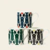 Large Mug Set Of 3 - Lobster Pot 2 Large Mug Set Of 3 - Lobster Pot -Orla Kiely OKMCL057 QB LobsterPotTeal12