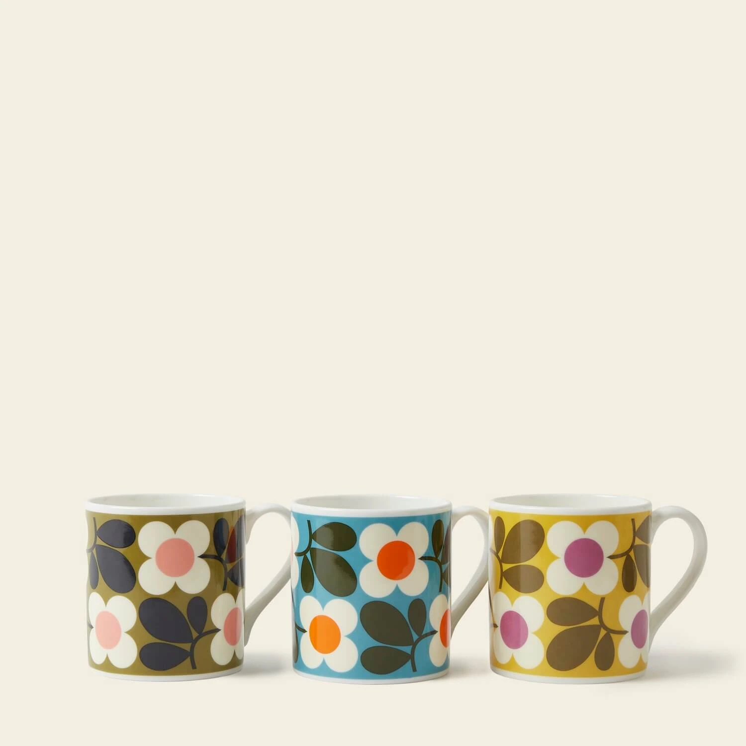 Large Mug Set Of 3 - Floret 4 Large Mug Set Of 3 - Floret - Image 2