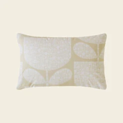 Block Garden Bed Linen Cream -Orla Kiely OK BlockGardenCream PillowCutout