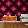 Radial Flower Wallpaper - 70cm X 10m -Orla Kiely ORLAKIELY RADIALFLOWER 70CM 5noise light
