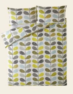 Scribble Stem Bed Linen Duck Egg 5 Scribble Stem Bed Linen Duck Egg -Orla Kiely Scribble Stem Duckegg Seagrass Cut Out